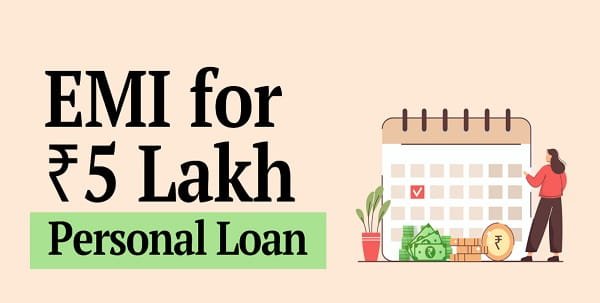 EMI Calculator to Plan a ₹5 Lakh Loan